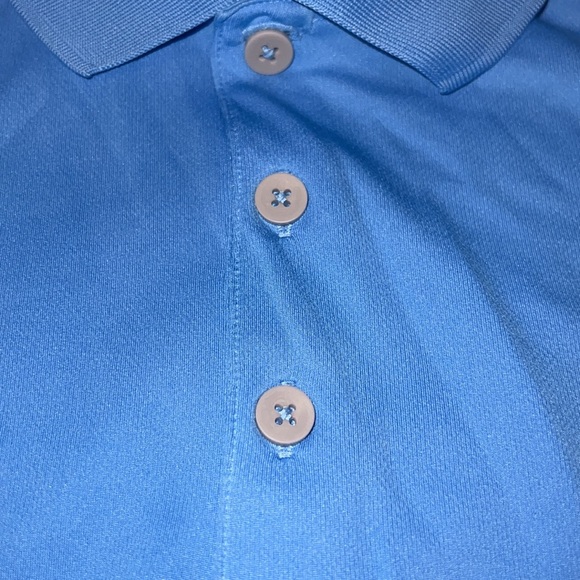 ADIDAS 2XL BLUE GOLF SHIRT - Picture 4 of 5